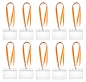 Preview: 10 x Lanyard Umhängeband mit 10x Ausweishülle ZIP Kartenhalter horizontal & vertikal wasserdicht Ausweise Karten Schutzhülle 0,80mm flexibel